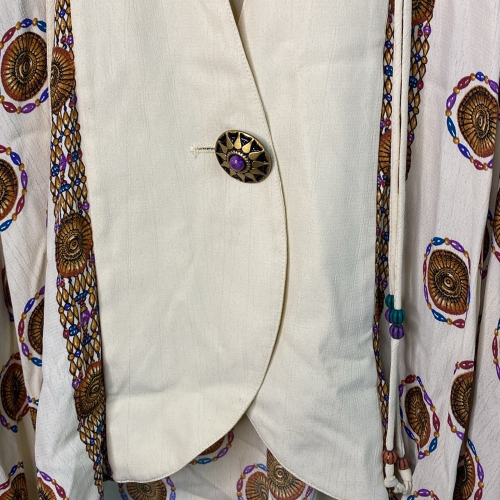 SOLD❣️❣️Vintage 80s/90s Componix Western Beaded/Tasseled Shirt Jacket✨ - Picture 3 of 9